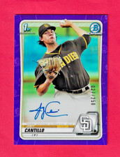 JOEY CANTILLO 2020 Topps 1st Bowman Chrome Prospect AUTO PURPLE /250 CPA-JC