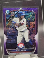 2023 Bowman Chrome - Prospects Yosy Galan #BCP-221 Purple Mojo Refractor /299...