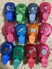 EK MINI PUNCHES 1/2" HEART MOON STAR BUTTERFLY DOTS  Lot 12