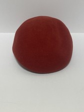 Vintage Women  s Wool Hat Fucshia Doeskin Felt Geo W Bollman  Co Made In USA