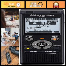 Digital Voice Recorder, PCM/MP3 Formats, USB Charging, Stereo Mic, 8GB Memory