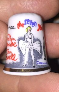 Marilyn Monroe and Tom Ewell the seven year itch Thimble