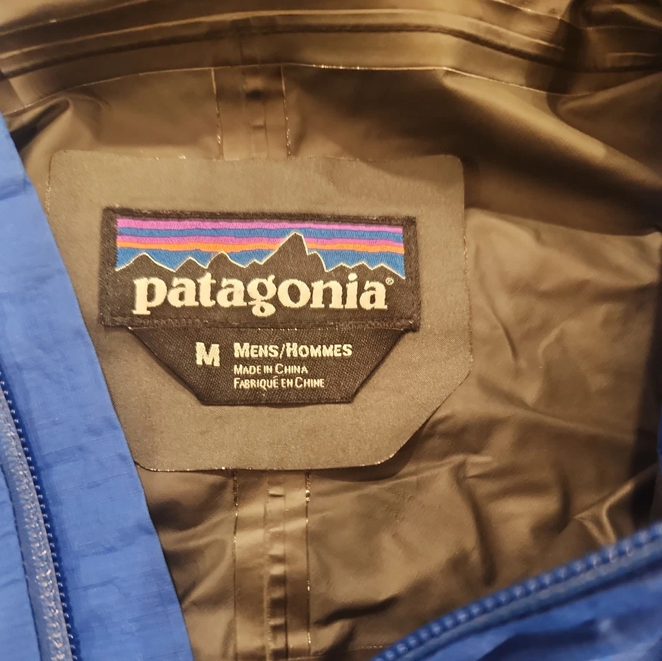 Patagonia Super Cell Jacket Men's Medium Blue Waterproof - Image 3 of 4