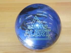 NIB 15# Brunswick Warning Alert Bowling Ball 15.3/3-4" Pin/3.40oz TW