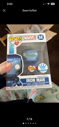 Funko Pop! Marvel Iron Man SE Funko Shop Exclusive Make A Wish Pops with Purpose