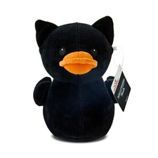 Way To Celebrate 7" ~ Halloween Black Cat Duck Plush ~ NEW