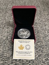 2014 Royal Canadian Mint $15 Maple of Longevity w/ Box and CoA (Low Mintage)