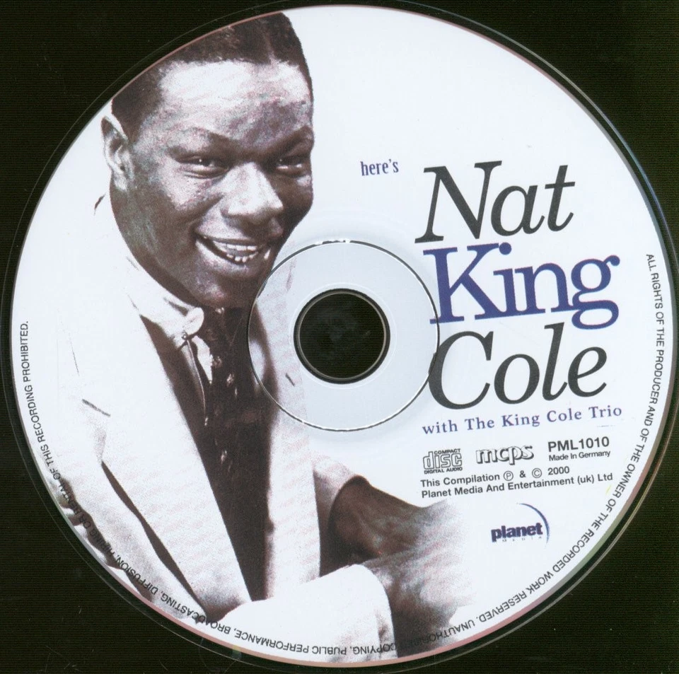 Nat King Cole Aquí Está Nat King Cole CD Reino Unido Planet Media 2000 PML1010 - Imagen 3 de 3