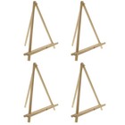 4 Pack 12" Wood Display Stand A-Frame Artist Easel Tripod Tabletop Canvas Holder