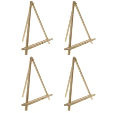 4 Pack 12" Wood Display Stand A-Frame Artist Easel Tripod Tabletop Canvas Holder