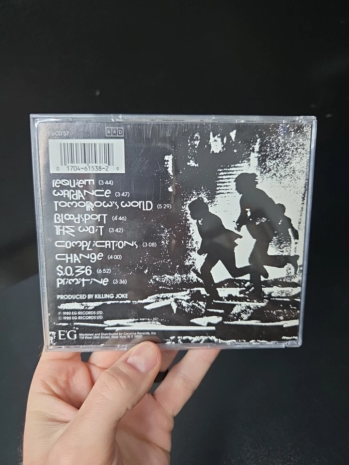 Killing Joke Self Titled Cd OG 1990s Early Press VG+ OOP RARE EG Foto 4 de 4