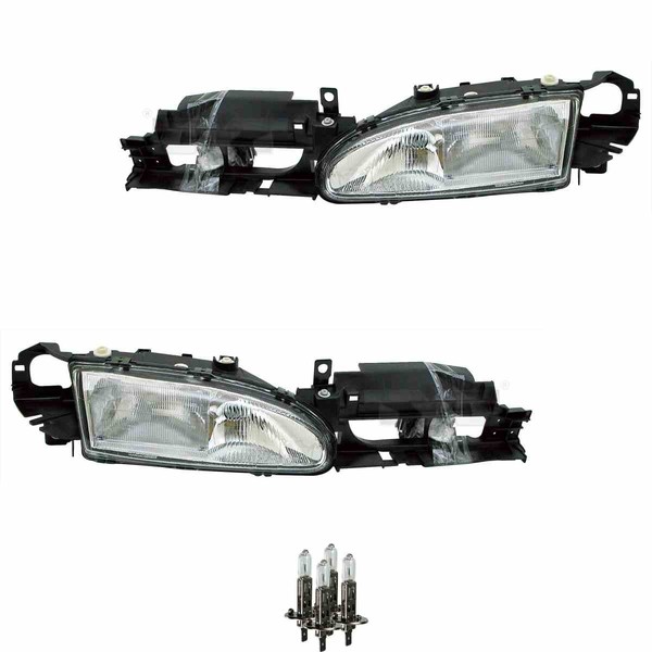 Scheinwerfer Set H1/H1 FüR Ford Mondeo I Turnier Bnp Gbp Inkl. Osram Lampen-image