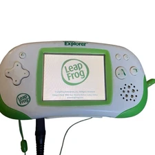 Leapfrog Leapster Explorer Learning Handheld Game System No Power Cord Works!