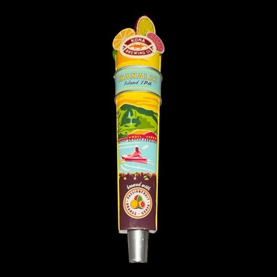 Kona Brewing Co - Hanalei Island IPA Beer Tap/Handle - 11  Tall - Mint