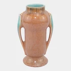 Roseville Orian Tan 1935 Vintage Art Deco Pottery Ceramic Vase 733-6