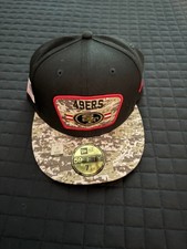 2021 San Francisco 49ers Salute to Service 59Fifty New Era Fitted Hat 7 5/8