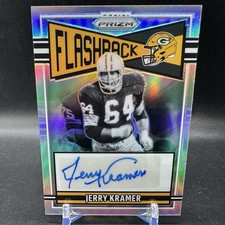 Jerry Kramer Auto Flashback SILVER /149 2025 Panini Prizm Packers #FLA-JKR