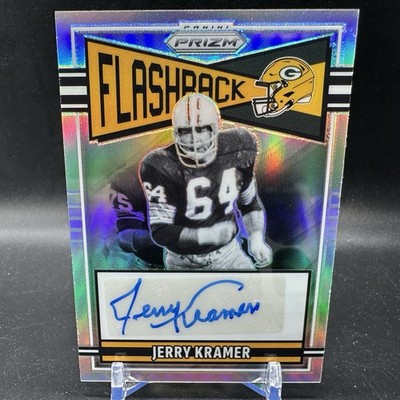 Jerry Kramer Auto Flashback SILVER /149 2025 Panini Prizm Packers