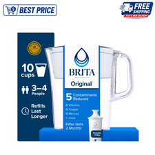 Brita 10 Cup Standard Water Filtration Pitche...