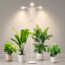 Full Spectrum Plant Light for Indoor Growing,Tri-Head Grow Light with Stand f...