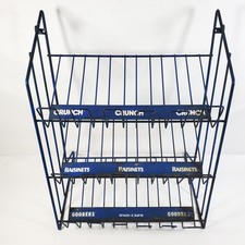 Vintage Candy Display Rack Wire Countertop Nestlé Crunch Raisinets Goobers