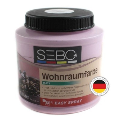 Rosado Wandfarbe Rosa Matt 2x0,8L Innenfarbe hohe Deckkraft