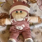 Vintage Cabbage Patch kids doll Bean Butt Baby BBB dummy face green eye pox TLC