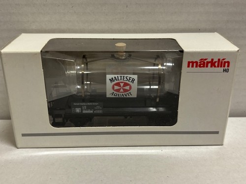 MÄRKLIN H0 Glas-Kesselwagen Malteser Aquavit Danish Distillers 44524 | Zustand: Neu