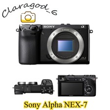 Fotocamera digitale mirrorless Sony Alpha NEX-7 solo corpo 24,3 MP rilevamento sorriso