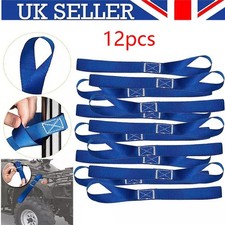 12x Universal Motorcycle Motorbike Soft Loop Transport Tie Down Straps 2.5*30cm