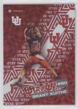2024 Onit Athlete University of Utah Utes Sticker Series Holo Brant Kuithe 1by6