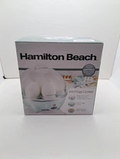 Hamilton Beach 3 In 1 Egg Cooker for Hard Boiled Eggs Poached Omelet