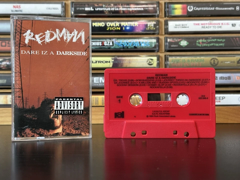 OG 1994 | Dare iz a Darkside - Redman RED Cassette | Erick Sermon Rockwilder VG+ - Image 2 of 4