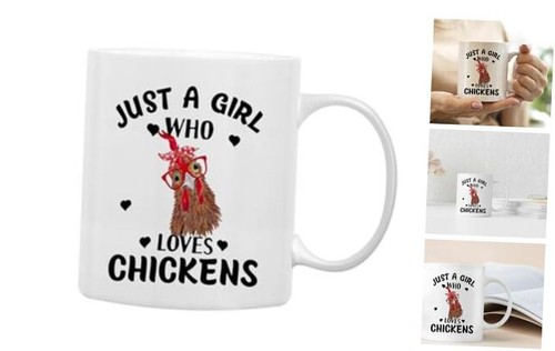 Chicken Mug, Chicken Lover Gifts for Girls Women, Funny Chicken Themed Coffee