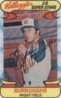 1978 Kellogg's 3-D Super Stars - Jeff Burroughs #15