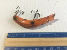 Vintage Lazy Ike Flat Fish Crank Bait Fishing Lure .