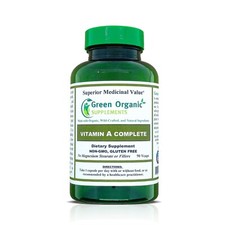 Green Organic Supplements' Natural Vitamin A - Retinyl Palmitate  Gluten Free
