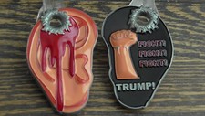 Donald Trump Intento de Asesinato Herido Oreja Lucha POTUS Desafío Moneda