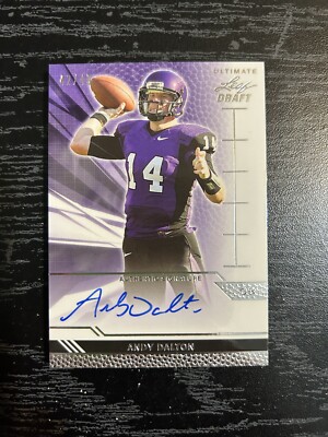 2011 Leaf Ultimate Draft #UAD1 Andy Dalton RC Autograph SP /49