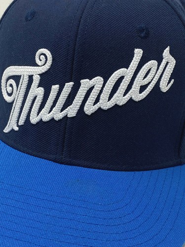 OKC Thunder NBA Adidas Embroirdered Logo Baseball Cap Hat - Picture 2 of 12