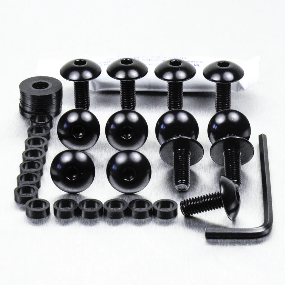 PRO-BOLT Kit visserie carenage en aluminium DRZ400 00-06 Noir