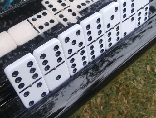 Yankees and Giants Themed Domino Table by Domino Tables by Art - Picture 6 of 6
