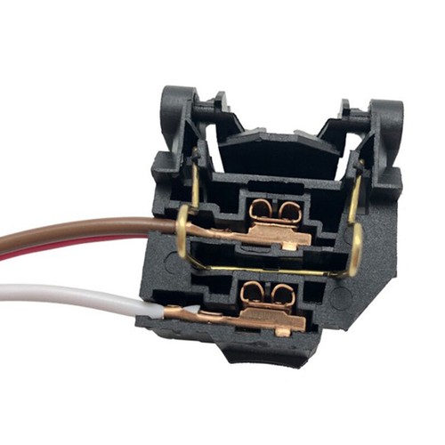Black Car H7 Low Beam Lamp Headlight Bulb Holder Adapter Harness Fit for - Picture 3 of 6