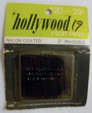 Vintage HOLLYWOOD 19 - Hair Pins - original - Made in USA - open pack
