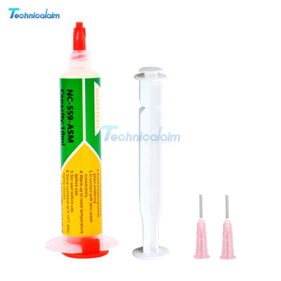 NC-559-ASM 10cc No-Clean Tacky Gel Solder Flux Low Temperature Solder Paste Flux