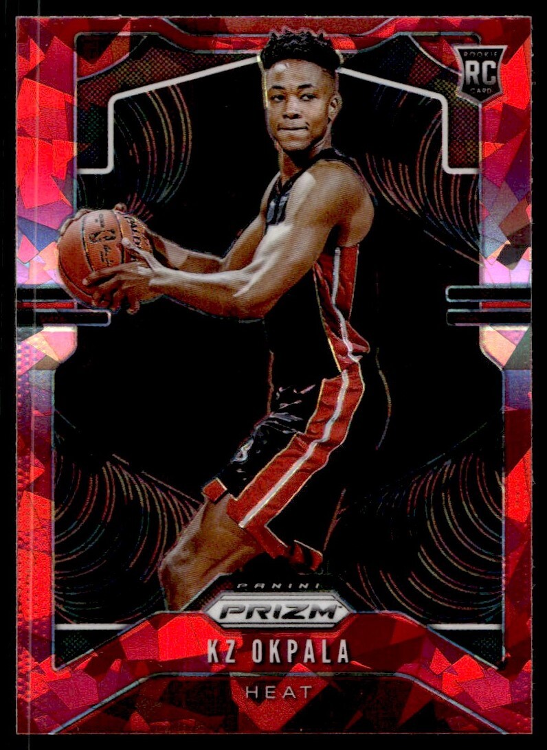 2019-20 Panini Prizm Red Cracked Ice KZ Okpala Rookie A67 #275