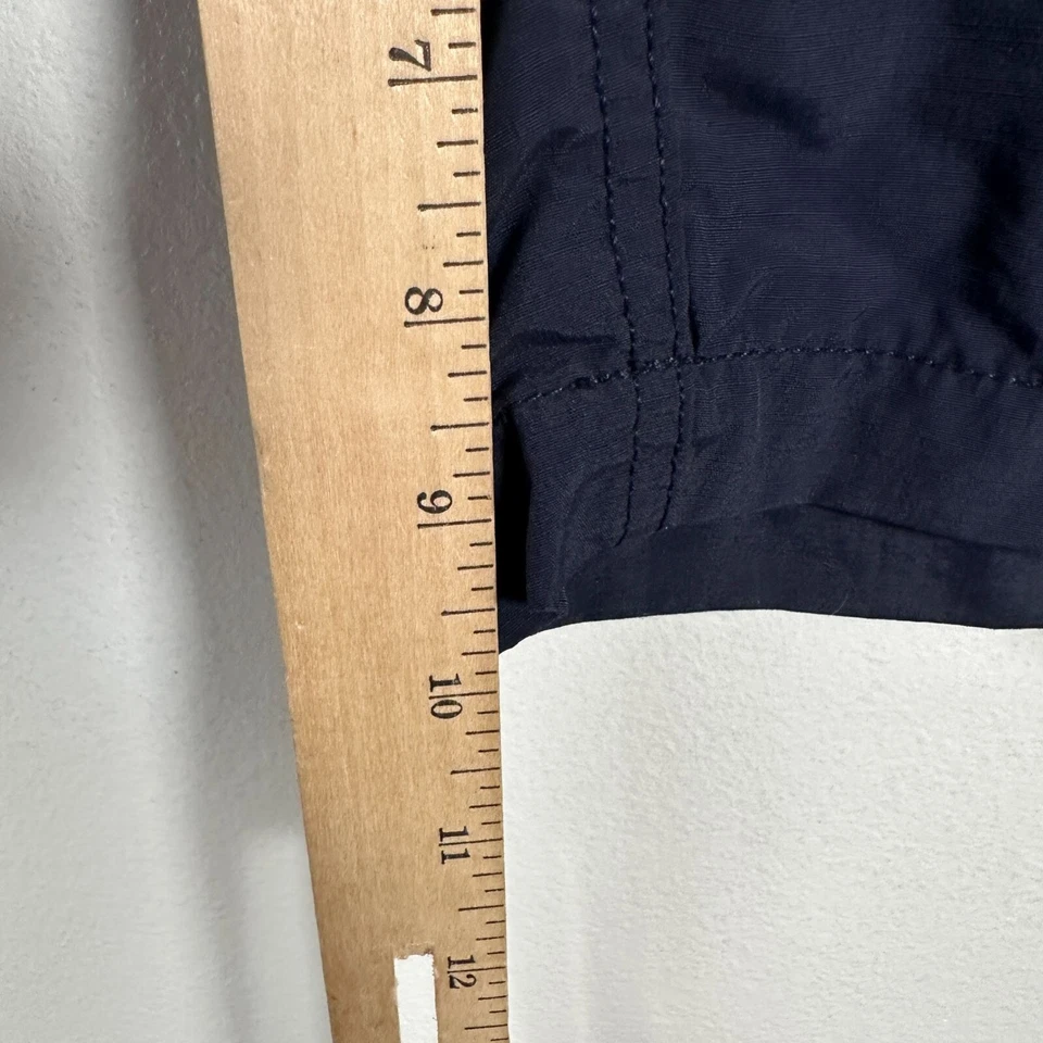 Basic Editions Size 30 Mens Shorts Navy Blue Lightweight Pockets Nylon - Image 4 of 4