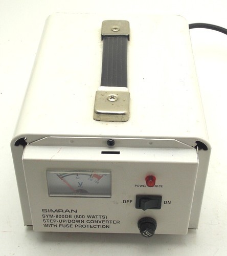 Simran SYM-800DE 800 Watts Step-Up/Down Voltage Regulator With Fuse Protection - 第 1/3 張圖片