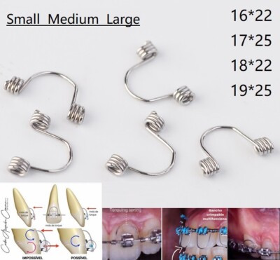 10 Dental Ortho Torquing Torque Spring Universal Rectangular Wire Anterior Teeth