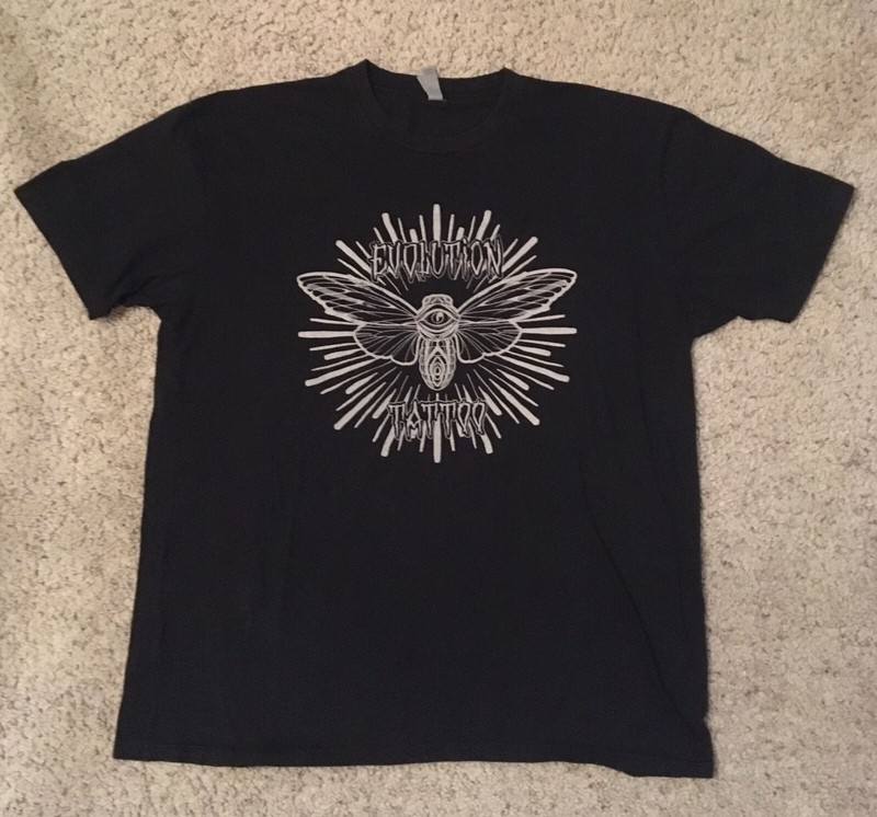 Very Comfortable Evolution Tattoo T-shirt - Size XL - Brand New!